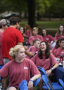 Sally McDonnell Barksdale Honors College welcome week. Photo by Thomas Graning/Ole Miss Communications