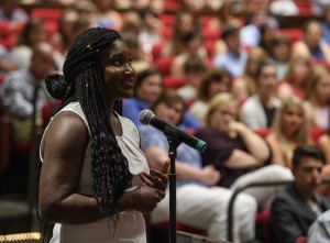 Sally McDonnell Barksdale Honors College welcome week 2016. Photo by Thomas Graning/Ole Miss Communications