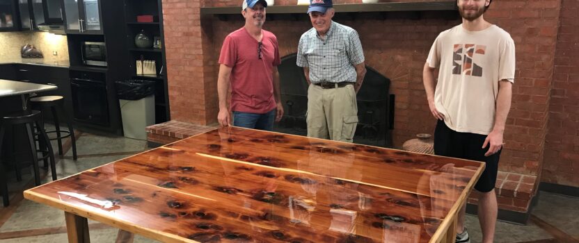 UM Alumnus Crafts Table for SMBHC